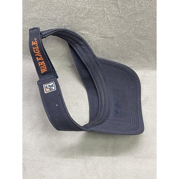 Under Armour Auburn University Tigers Visor Adult Adjustable Hook & Blue - Picture 3 of 4